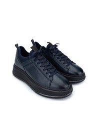 Resim Tamer Tanca Erkek Hakiki Deri Lacivert Sneakers & Spor Ayakkabı 381 20550 Erk Ayk Sk24-25 Lacı Anl Lacivert 