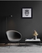 Resim Zekupp Bilge Baykuş Temalı Ahşap Tablo, Duvar Dekorasyonu El Yapı (480111694) 