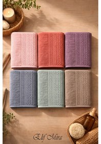 Resim 6'lı Mutfak Havlusu Seti 30x50 Cm %100 Pamuklu Melodi Çok Renkli 