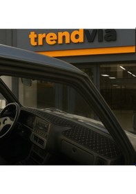 Resim Tofaş Şahin Doğan Kartal Yüksek Ön Göğüs Siyah-bej Torpido Kılıfı / Siyah-bej Boyun Yastığı 