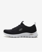 Resim Skechers Arch Fit Vista - Gleaming Kadın Siyah Spor Ayakkabı 104377 Bkgd 
