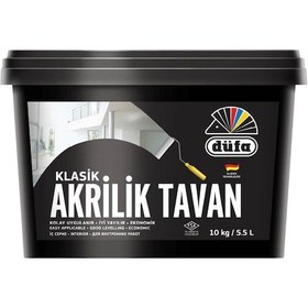 Resim Düfa Tavan Boyası Klasik Akrilik 10 KG Beyaz 