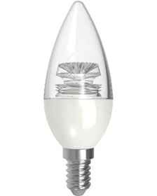 Resim Lamptime 5,5 W Led Mum Ampul Şeffaf E14 6500K Beyaz Işık 320604 