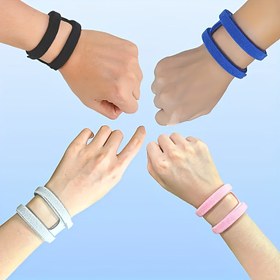 Resim TFCC Çay Yoga Eğitim Cetveli Bilek Desteği - Sol veya Sağ El için Ayarlanabilir, Siyah Polyester Fiber Bileklik - Fonksiyonel Lif, Egzersiz ve Fitness Ekipmanı, Bilek Desteği 