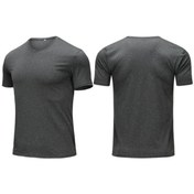 Resim parypary Fitness Dry Touch Koşu Ve Tüm Spor Aktiviteler V-yaka Kısa Spor Tişort T-shirt 