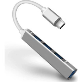 Resim Brs 4 Port USB 3.1 Hub Çevirici Çoğaltıcı Type C Çoklayıcı 