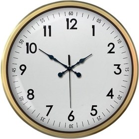 Resim 52 Cm Eskitme Metal Dekoratif Duvar Saati Açık 