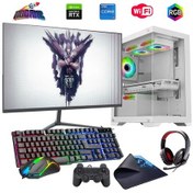 Resim Rogame RKT660910 i5-14400F 16 GB 480 GB SSD 8 GB RTX3050 27" Free Dos Masaüstü Oyuncu Bilgisayarı 