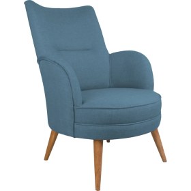 Resim Ze10 Design Victoria Tekli Koltuk Gece Mavisi 