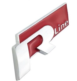 Resim Z Tech R Line Kırmızı 3d Metal Arma Amblem Logo 