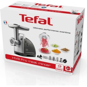 Resim Tefal HV8 Pro 2200 Watt Paslanmaz Çelik Kıyma Makinesi 