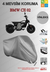 Resim AutoEN GRİ Bmw CE02 VİNLEKS KİLİT UYUMLU MOTOR BRANDASI LÜKS KALİTE (PREMİUM) 