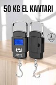 Resim TeknoKesgin El Terazisi Dijital Göstergeli Pilli 50 Kg Ağırlık Ölçer 