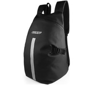 Resim Bsddp Rh-a0809 Motosiklet Kask Çantası - Gece Reflektörlü Ve Çift Yönlü Fermuarlı Siyah Siyah 