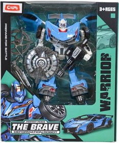 Resim Ctoys Warrior The Brave Deformation Robot Mavi Hf9389ab 