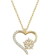 Resim Altın Kartaneli Aşk Kolyesi As1827kl Altınsepeti 