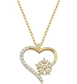 Resim Altın Kartaneli Aşk Kolyesi As1827kl Altınsepeti 