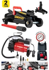 Resim Deko Turkey 7310krk 2ton Timsah Kriko Ve Lastik Şişirme Pompası 