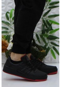 Resim Kinetix Wılmo Pu Siyah Kırmızı Sneaker Erkek Spor Ayakkabı 001 