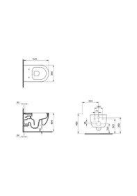 Resim Bocchi V-Tondo Asma Klozet Mat Yeşil 1416-027-0128 Kapak Dahil 