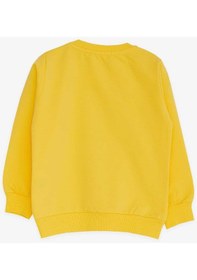 Resim Breeze Kız Çocuk Sweatshirt Baskılı Pullu Unicorn 2-6 Yaş, Sarı-sarı Sarı 