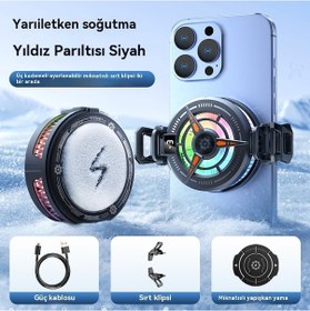 Resim Profesyonel Çift Çekirdekli Telefon Soğutucu - Yarı İletken Buzlanmalı Manyetik Soğutma Kılıfı, Oyun & Canlı Yayın İçin Yüksek Performans 1 