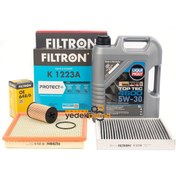 Resim Opel Astra J 1.6 Benzinli (A16XER-B16XER) Filtron Periyodik Bakım Seti - Liqui Moly 4600 5W30 5 LT Motor Yağlı 2010-2018 