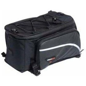 Resim 20 Litre Su Geçirmez Bisiklet Bagaj Üstü Körüklü Çanta Siyah 