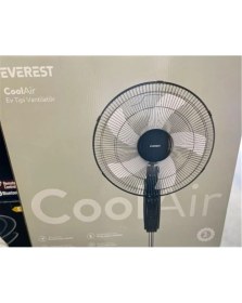 Resim Zemira Everest FAN11 Coolair Siyah-Gri 45W 5 Kanat 3 Kademe 1200RPM 