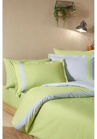 Resim Özdilek Colour Stripe Tek Kişilik Nevresim Takımı Yeşil 