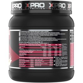 Resim Xpro Nutrition Concentrate Whey Protein Tozu 384gr Brithdaycake Aromalı Karışık 