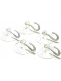 Resim Belle Fusion Mey Ithalat® Kancalı Cam Vantuzu 5 Adet 