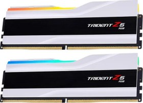 Resim G Skill GSKILL Trident Z5 RGB Beyaz DDR5-6000Mhz CL32 32GB (2x16GB) DUAL (32-38-38-96) 