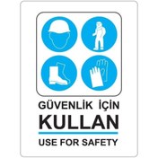 Resim ekstrafix Guvenlık Icın Kullan Levhası (yul-414) 