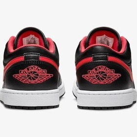 Resim Nike Jordan Air 1 Low Erkek Spor Ayakkabı Siyah 