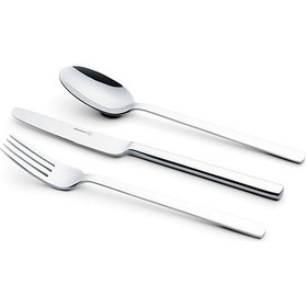 Resim Korkmaz A2591 Perge 38 Parça Lüks Çatal Kaşık Bıçak Takımı Inox 