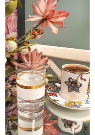 Resim The Mia Snow Kahve Yanı Su Bardağı 6'lı Set 