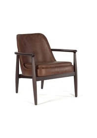 Resim Rondic Deri Berjer - Kahve 