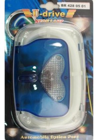 Resim Tavan Lambası 12V Neon Anahtarlı Kare 