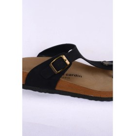 Resim Pierre Cardin 7548 Parmak Arası Siyah Kadın Terlik 