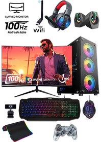 Resim IZOLY RX44 İ5-3470 16GB 256GB SSD 1TB HDD GT 740 4GB 24" Oyuncu Masaüstü Bilgisayar 