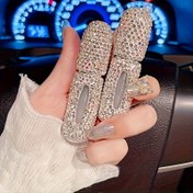 Resim Bling Taşlı Seyahat Parfüm Atomizeri - Taşınabilir Mini Doldurulabilir Sprey Şişe, Kadınlar İçin İdeal Hediye 