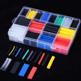 Resim Robinanka 560 Parça Isıyla Daralan Makaron Kablo Koruyucu Kılıf Makaron Kablo Yalıtım Makaron Seti 