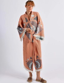 Resim Brandsmithshop Brick Evil Eye Kimono Çok Renkli 