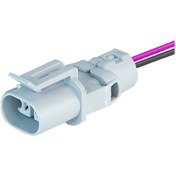 Resim Fan Müşür Soketi Gri 2 Pin Kablolu 