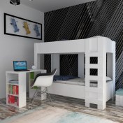 Resim Evmonte Power Ranza Masa 005 01 Beyaz Beyaz 