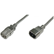 Resim PC-Monitör Arası Güç Kablosu, C14 erkek - C13 dişi, 1.2 metre, H 