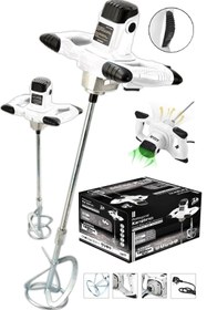 Resim ASSUR Profesyonel 1800w Devir Ayarlı Elektrikli Alçı Boya Ve Harç Karıştırıcı Mikser 