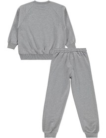 Resim Mışıl Kids 1984 Nakışlı 10-13 Yaş Eşofman Takımı - Gri - Grimelanj / 12-13 Yaş 