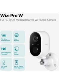 Resim Wizi Pro W Full Hd İç/dış Mekan Bataryalı Wi-fi Akıllı Kamera 